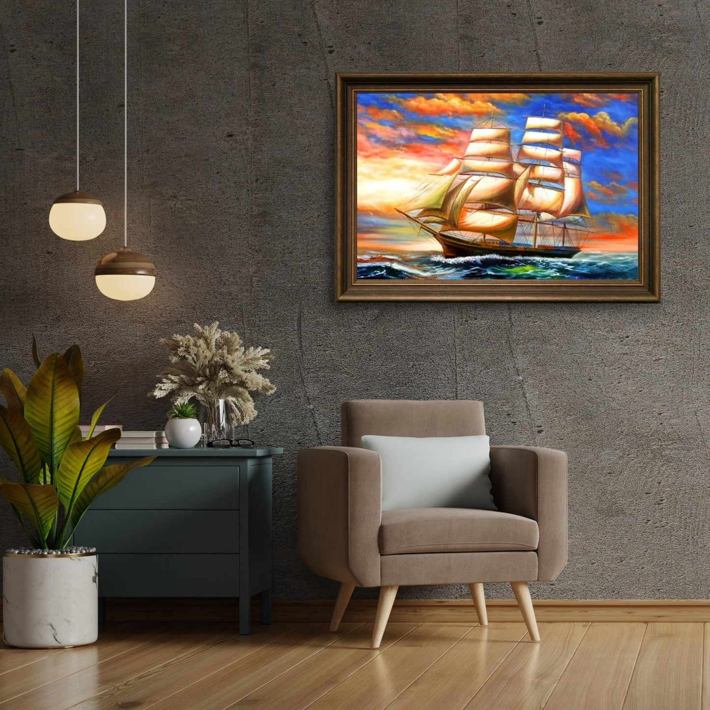 Diamond Painting Kolorowa żaglówka - SEOS Shop ®