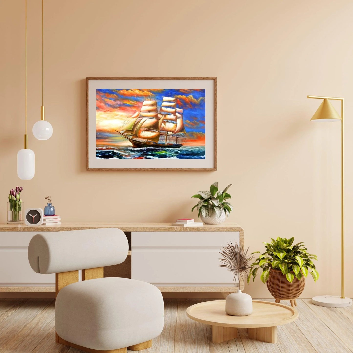 Diamond Painting Kolorowa żaglówka - SEOS Shop ®