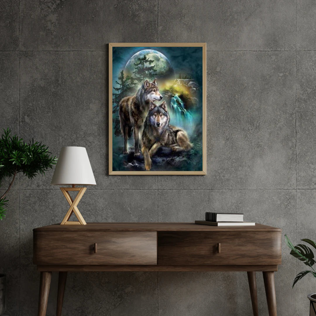 Diamond Painting Księżyc Wilki - SEOS Shop ®