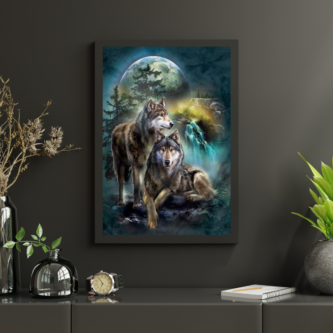 Diamond Painting Księżyc Wilki - SEOS Shop ®