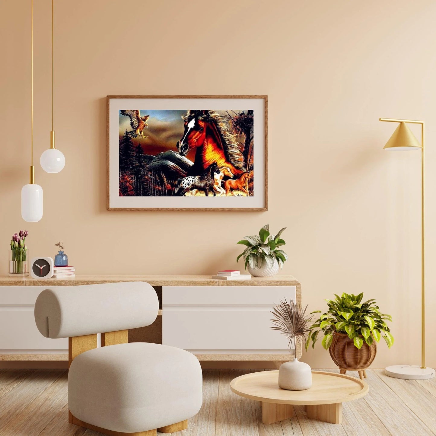 Diamond Painting Potężny koń - SEOS Shop ®