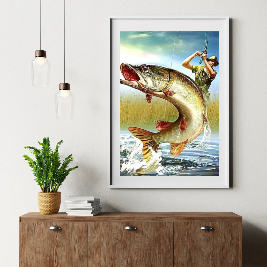 Diamond Painting Mężczyźni łowią ryby - SEOS Shop ®