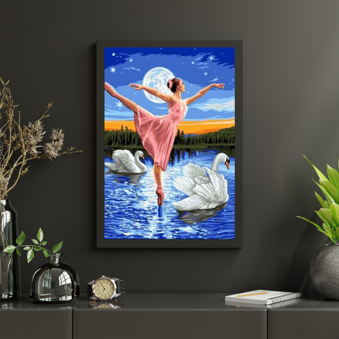 Diamond Painting Dziewczyna tańczy na wodzie - SEOS Shop ®