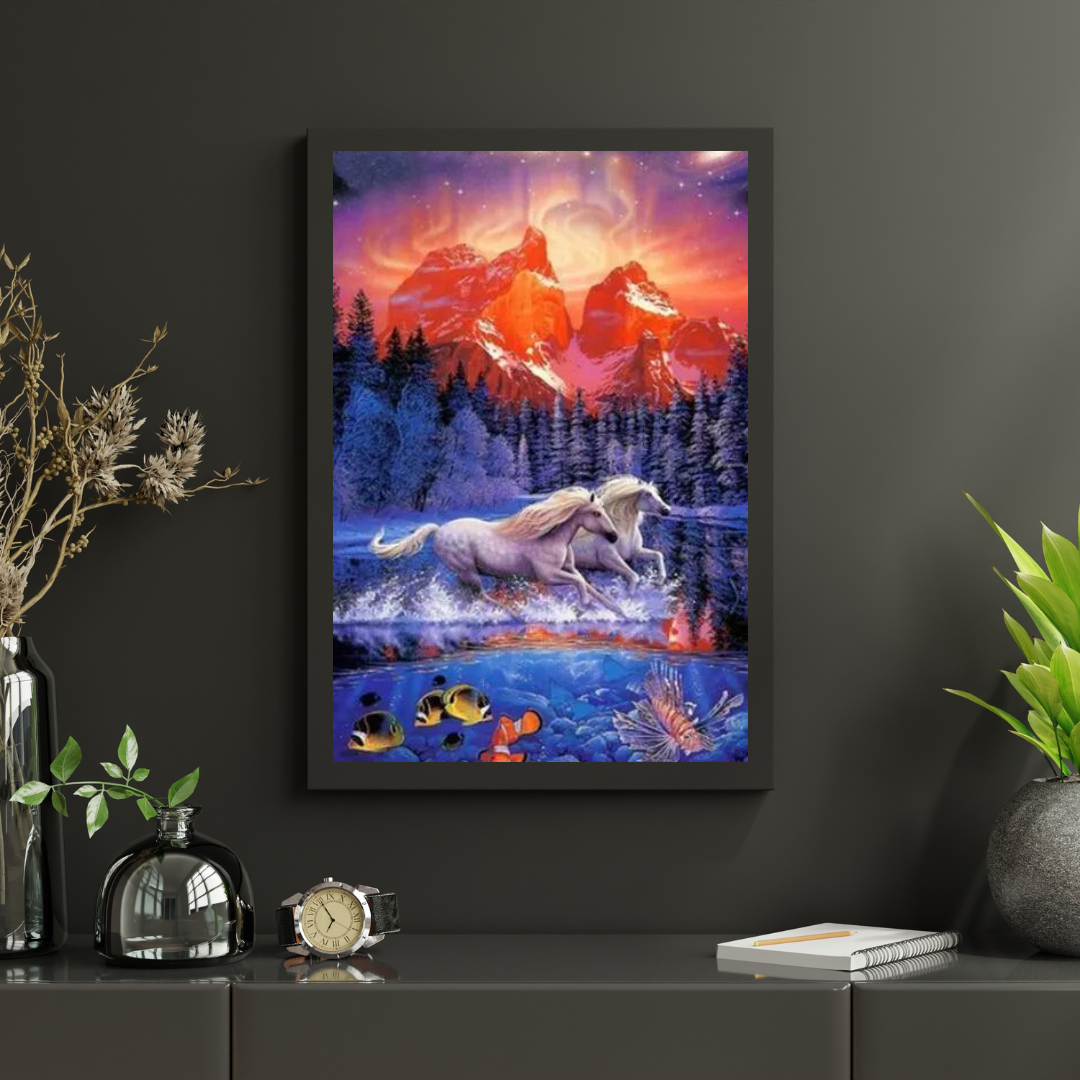 Diamond Painting Konie w wodzie - SEOS Shop ®