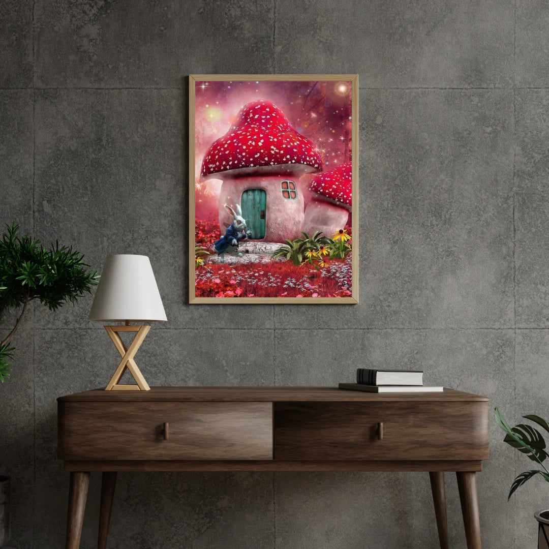 Diamond Painting Paddenstoelenhuis - SEOS Shop ®