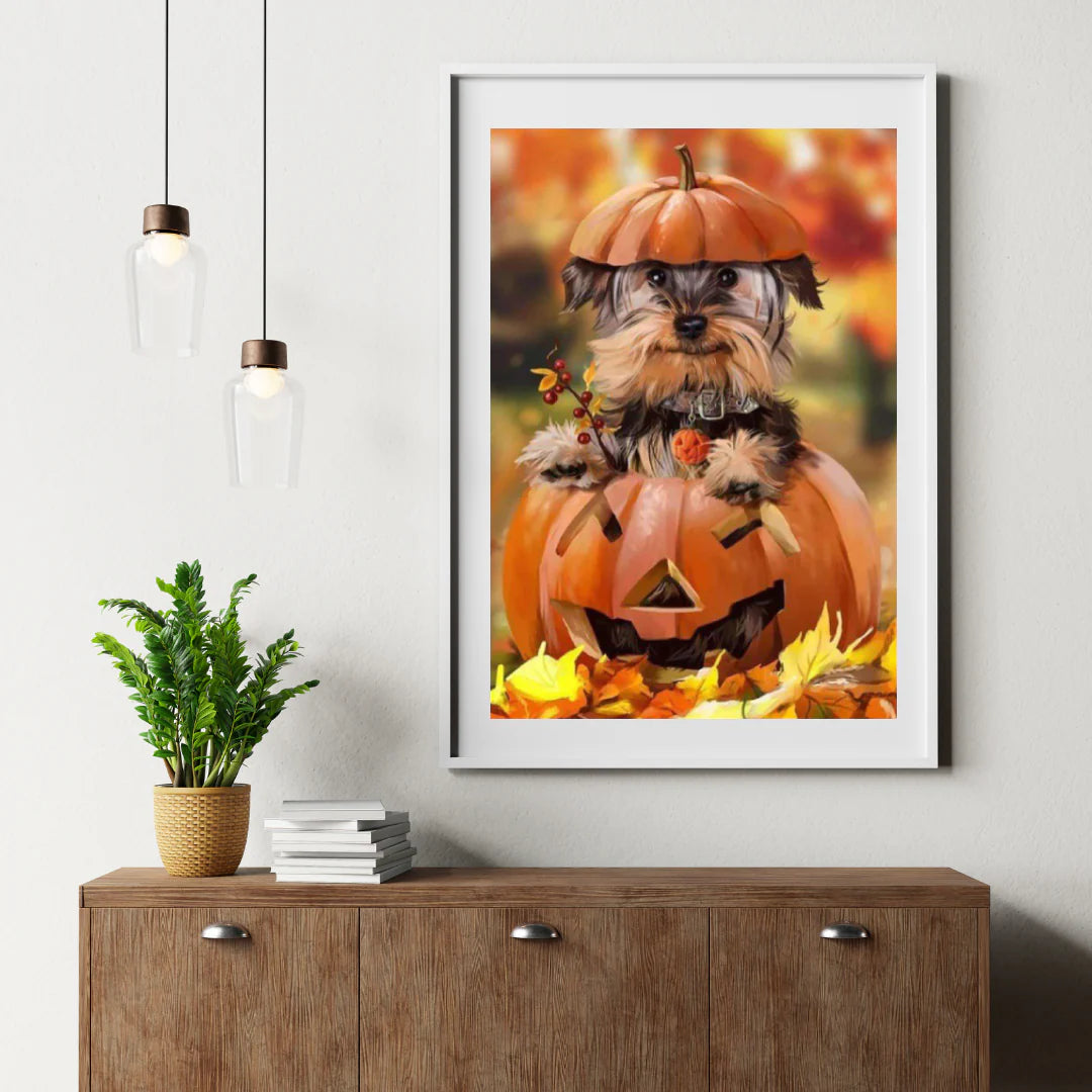 Diamond Painting Szczeniak w Dyni - SEOS Shop ®