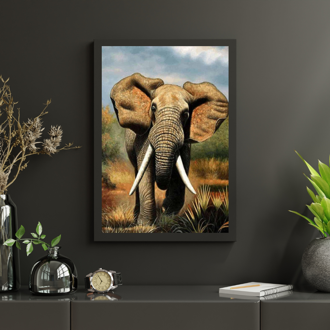 Diamond Painting Biegnący Słoń - SEOS Shop ®
