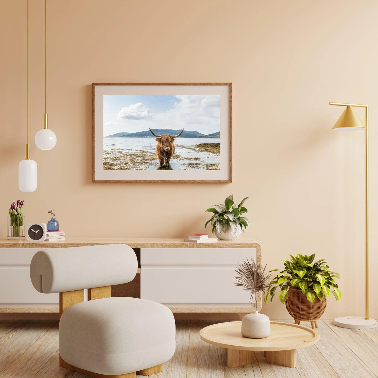 Diamond Painting Szkocki Highlander - Szkocki Highlander relaksujący się - SEOS Shop ®