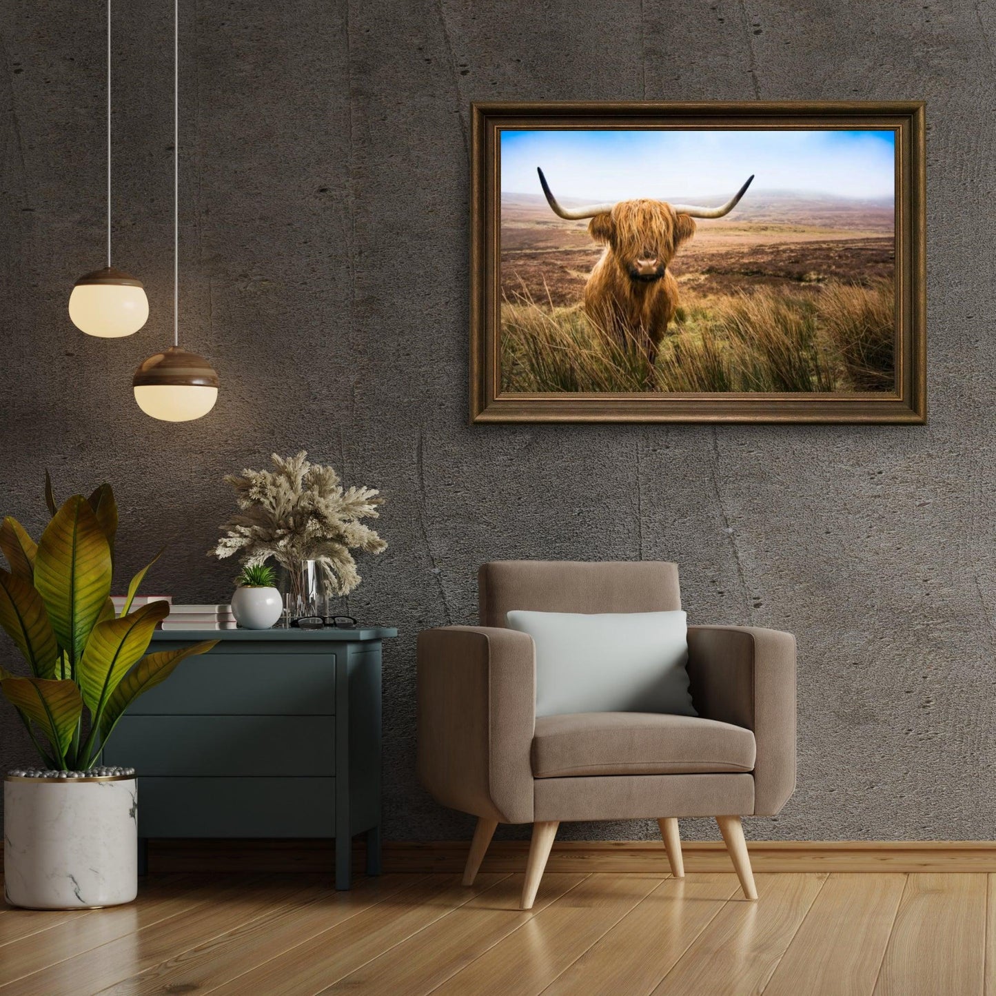 Diamond Painting Szkocki wyżłówek - Szkocki wyżłówek na polu patrzy w kamerę - SEOS Shop ®
