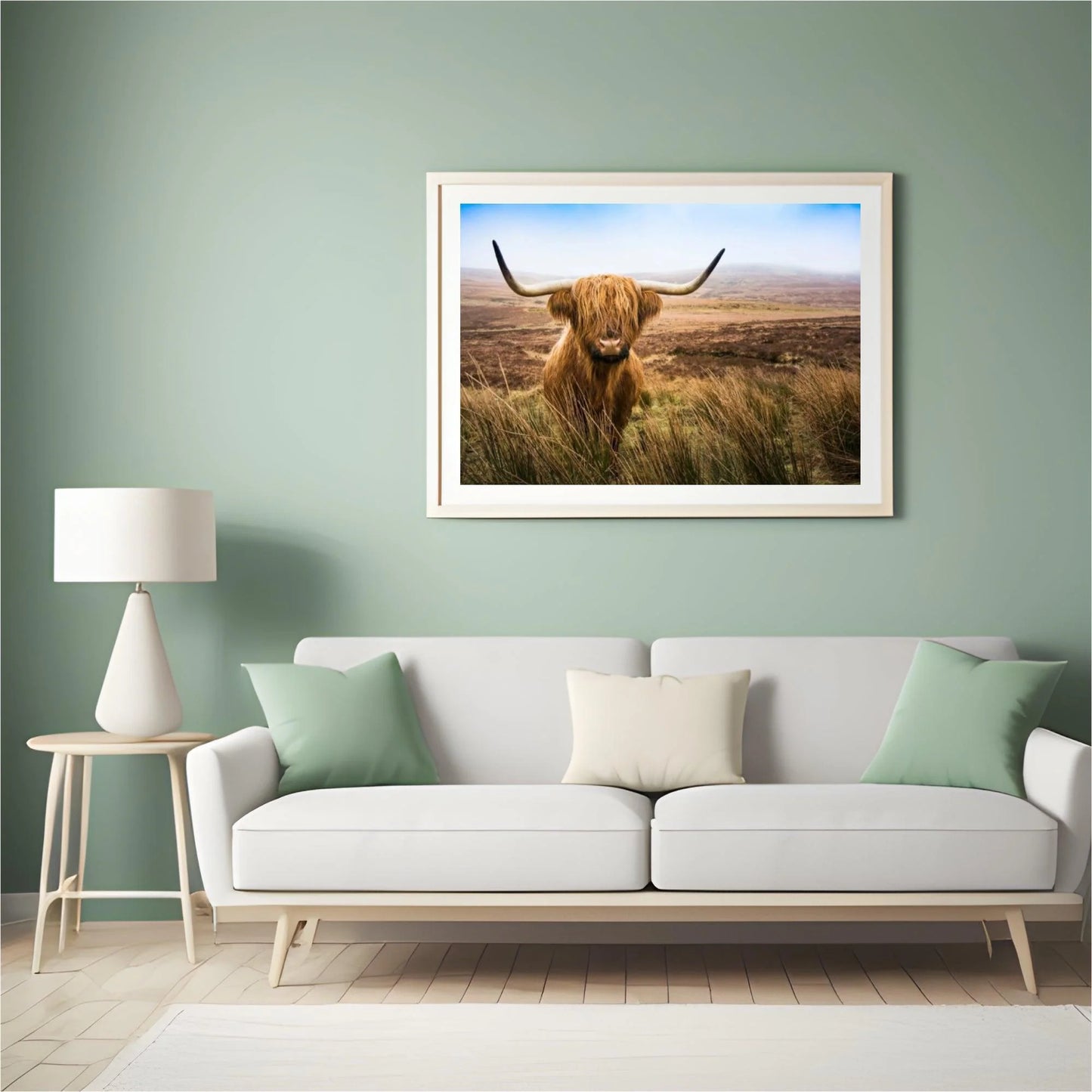 Diamond Painting Szkocki wyżłówek - Szkocki wyżłówek na polu patrzy w kamerę - SEOS Shop ®