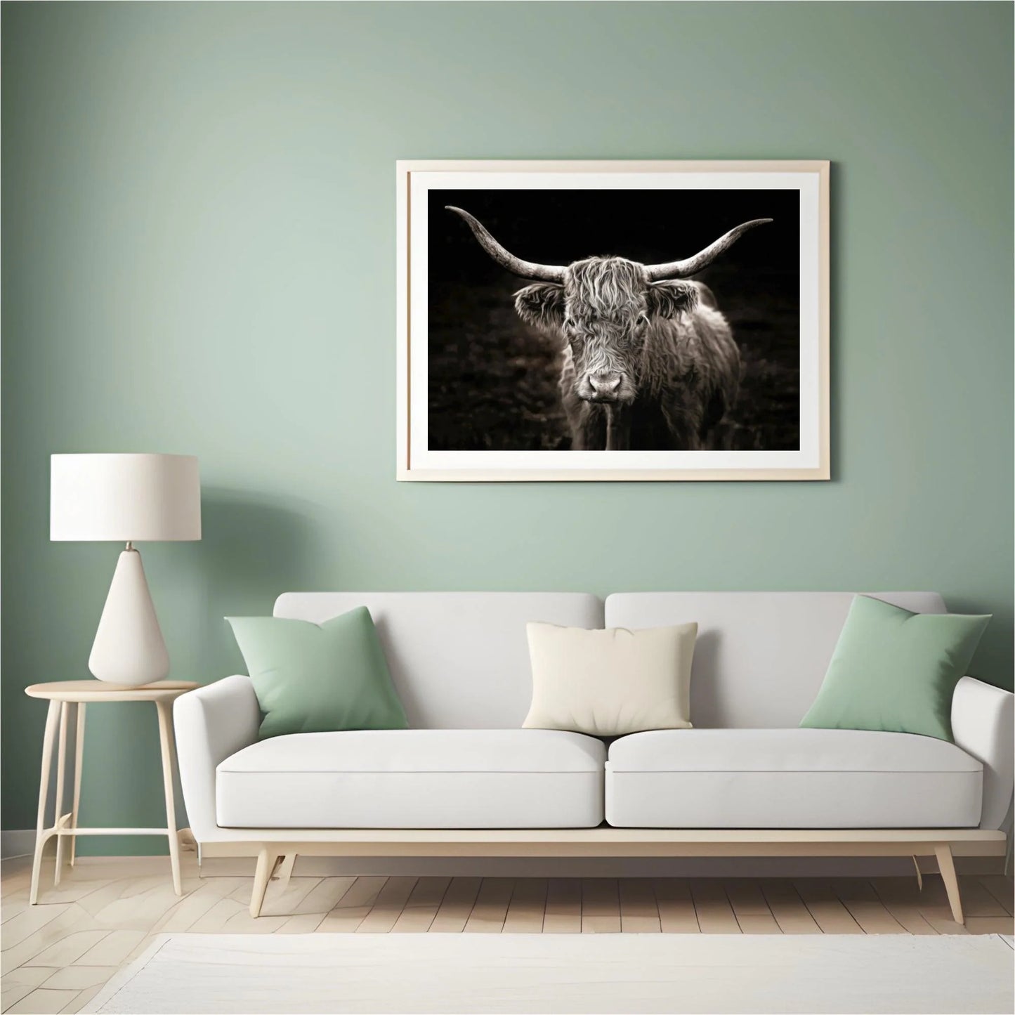 Diamond Painting Szkocki Highlander - Szkocki Highlander w stylu vintage - SEOS Shop ®