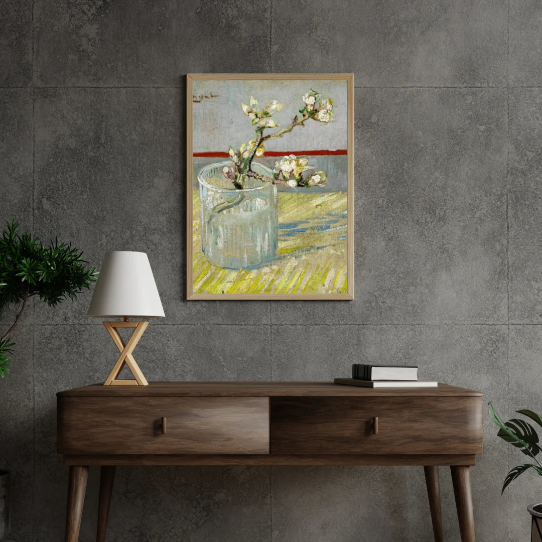 Diamond Painting Gałązka kwitnącej migdałowca w szkle - SEOS Shop ®
