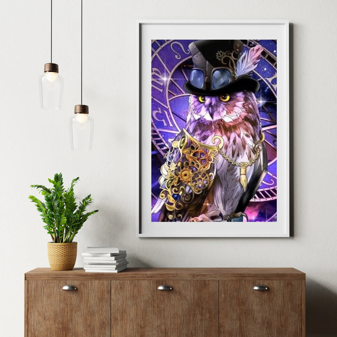 Diamond Painting Sowa Zegar - SEOS Shop ®