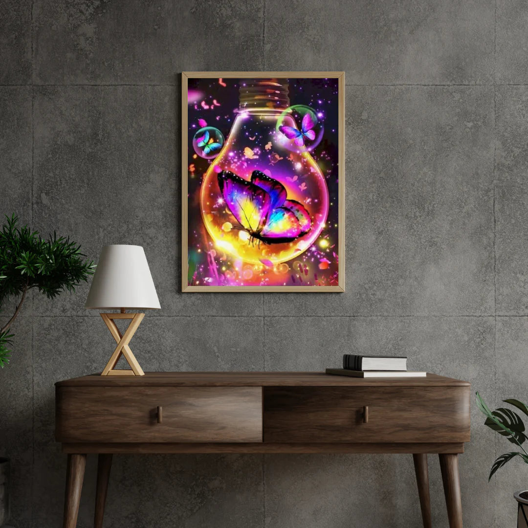 Diamond Painting Motyle w świetle - SEOS Shop ®