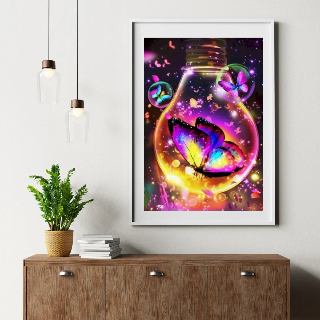 Diamond Painting Motyle w świetle - SEOS Shop ®