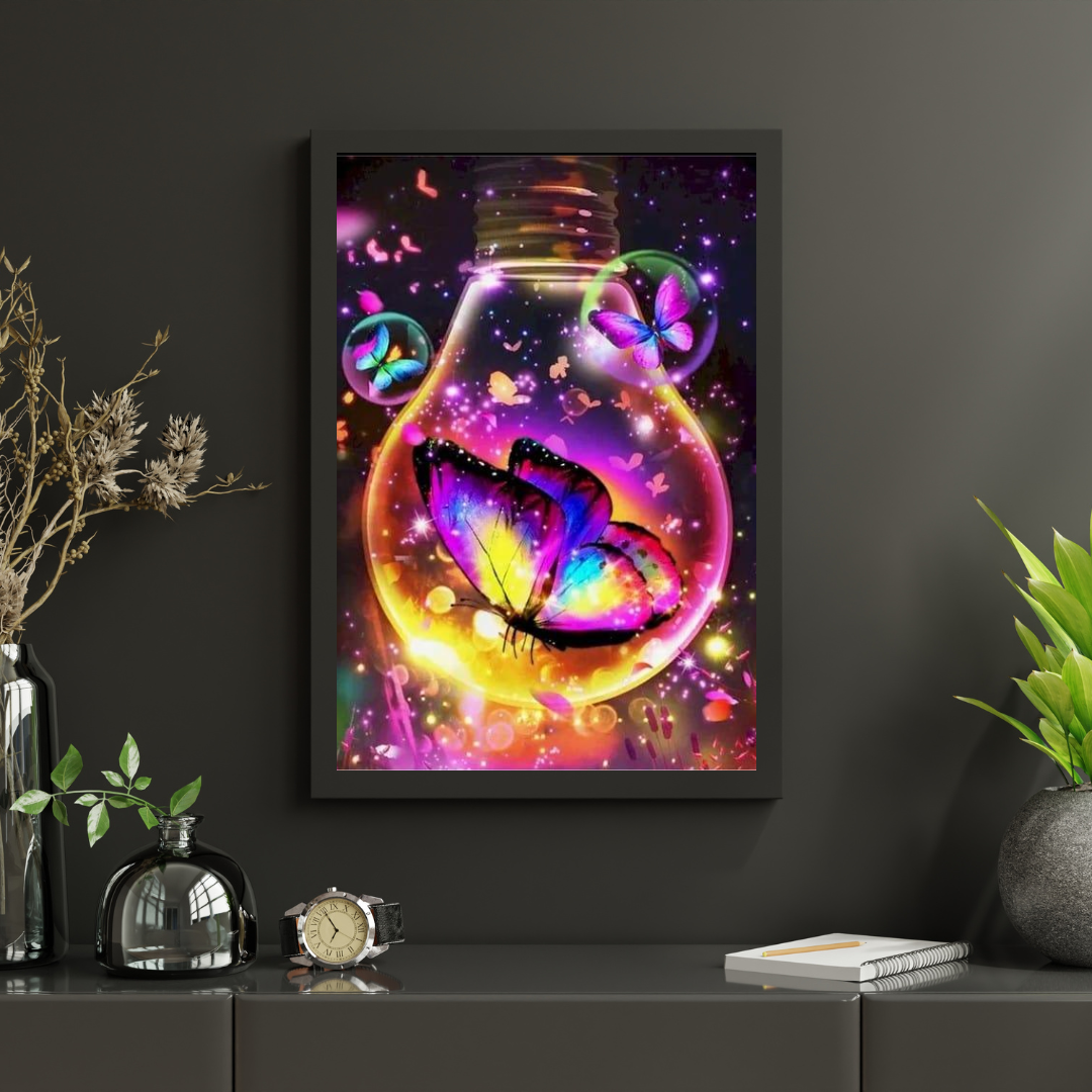 Diamond Painting Motyle w świetle - SEOS Shop ®