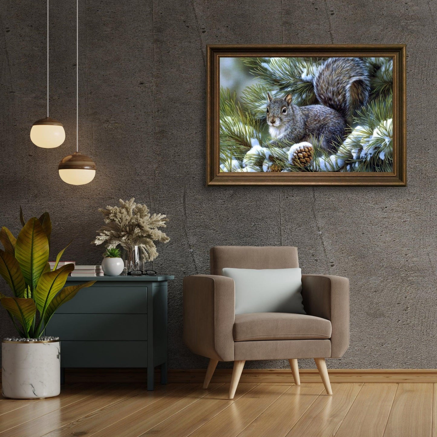 Diamond Painting Zima Urocza Wiewiórka - SEOS Shop ®