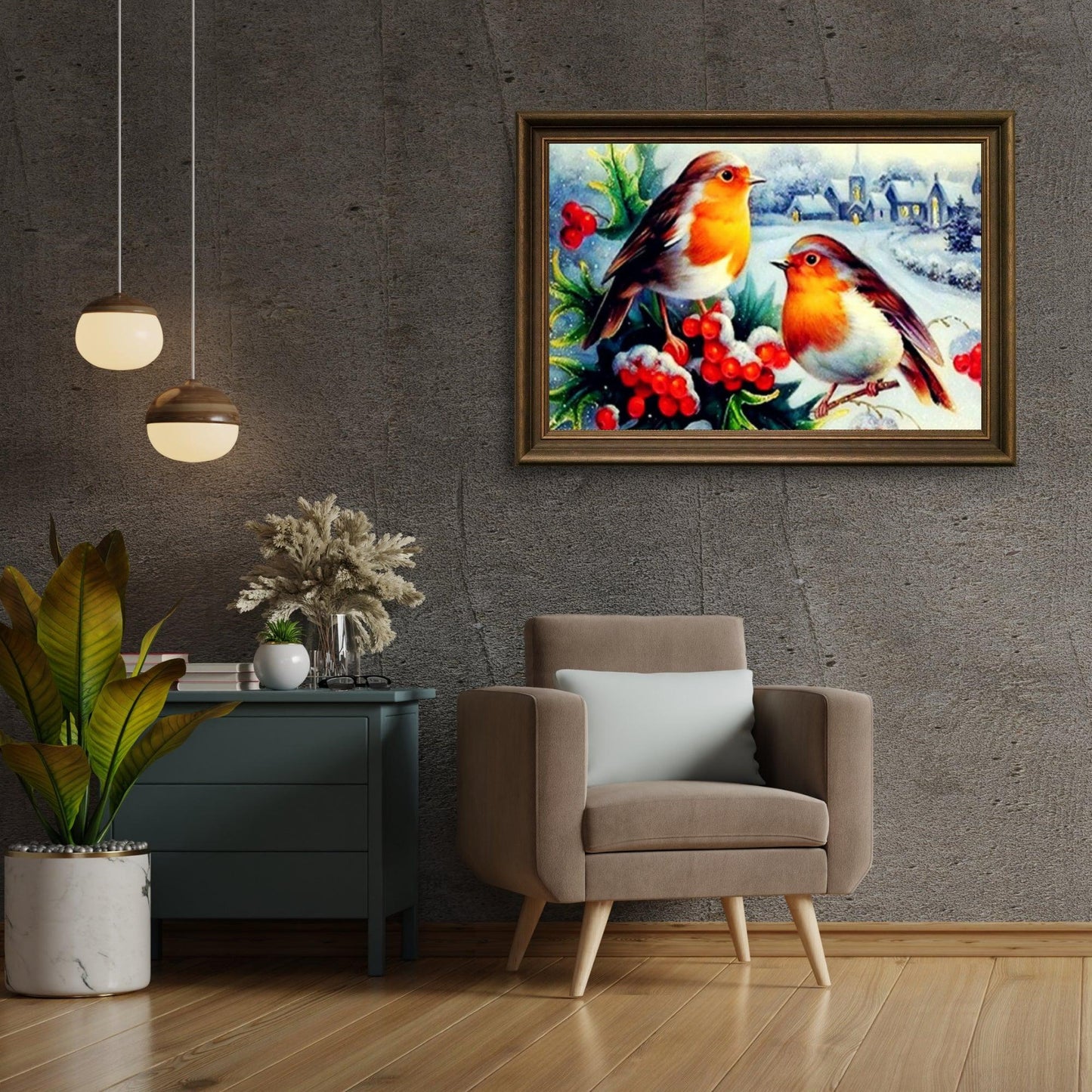 Diamond Painting Zimowe Ptaki - SEOS Shop ®