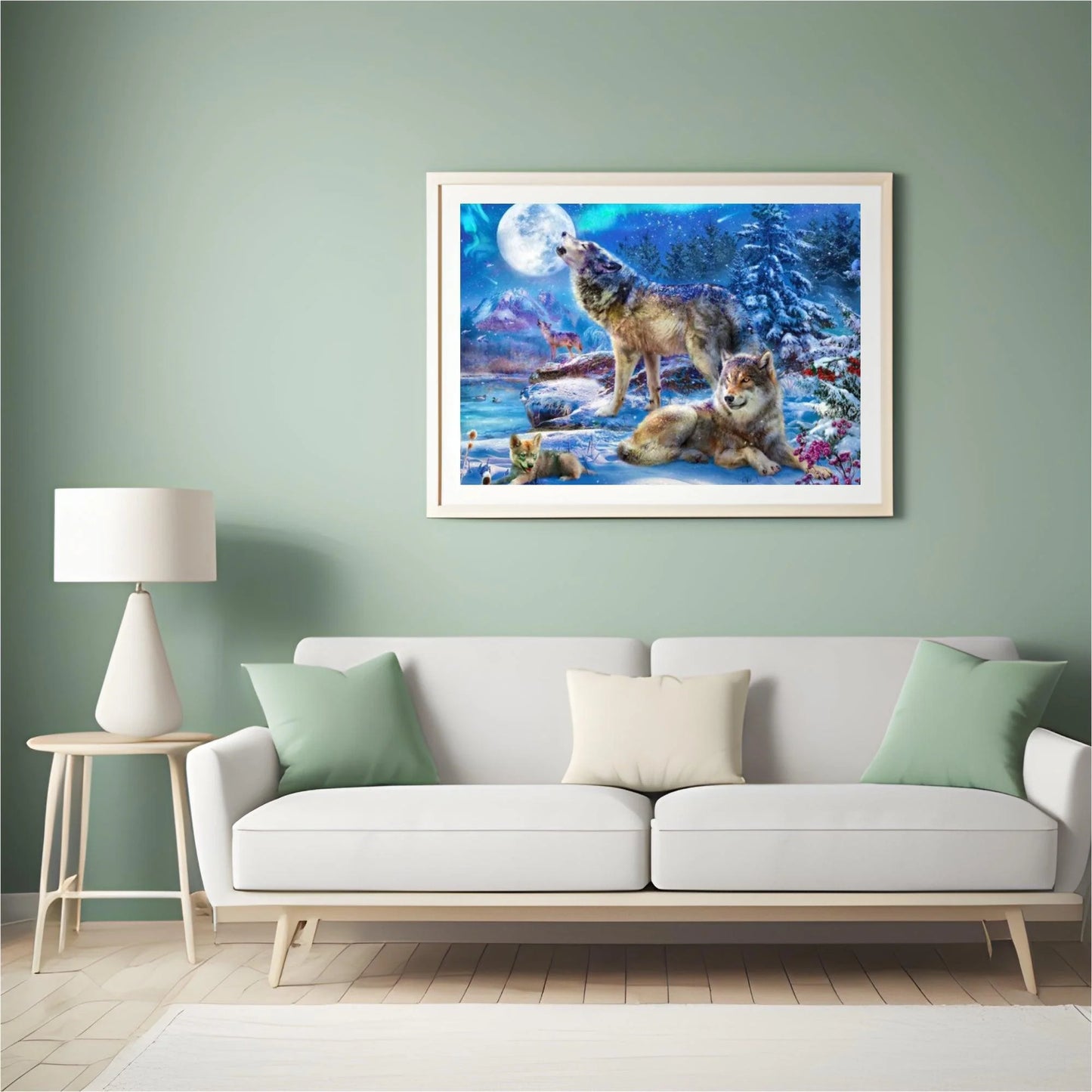 Diamond Painting Wilk Zimowy i Jego Wycie - SEOS Shop ®