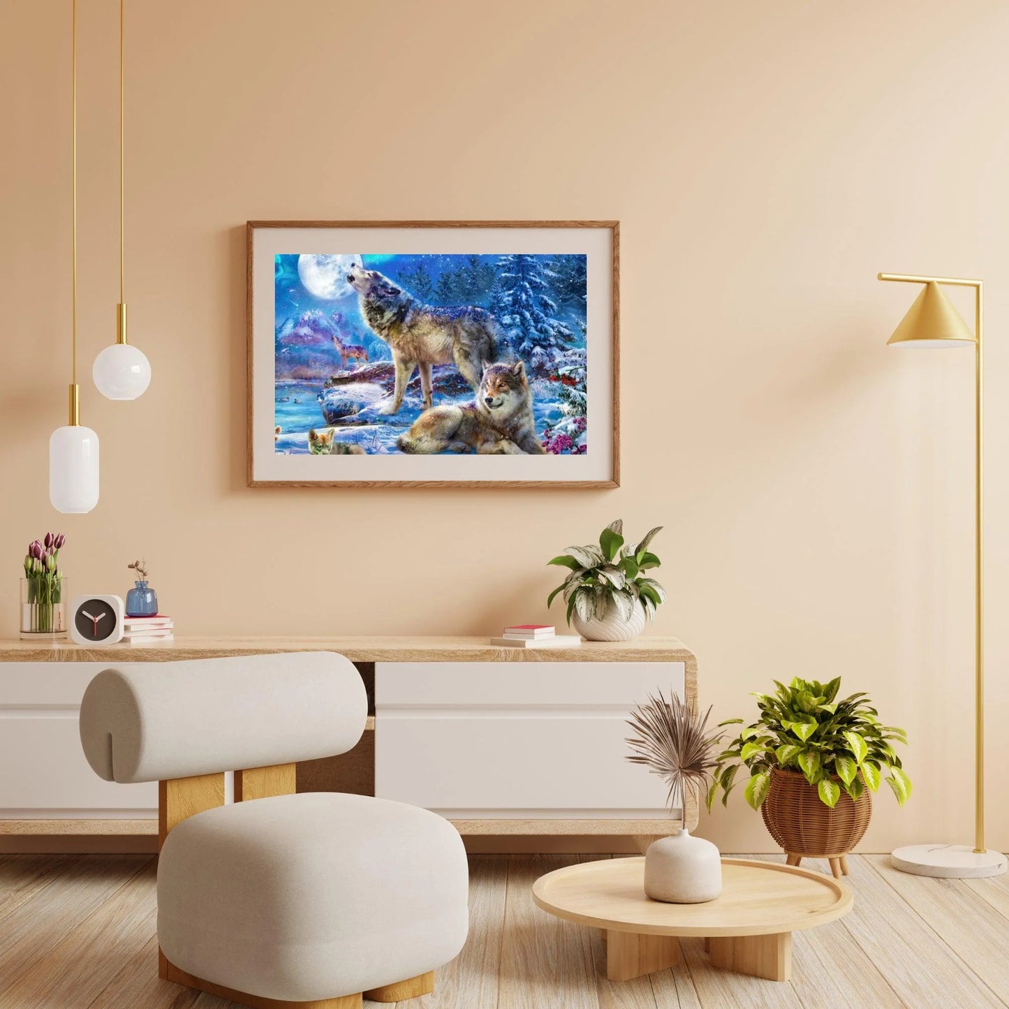 Diamond Painting Wilk Zimowy i Jego Wycie - SEOS Shop ®