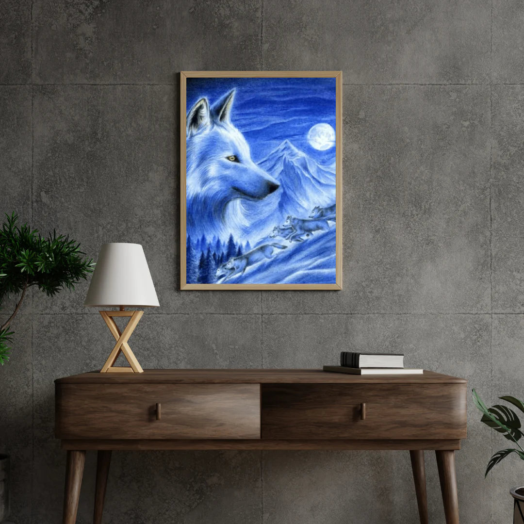 Diamond Painting Wilki w Śniegu - SEOS Shop ®