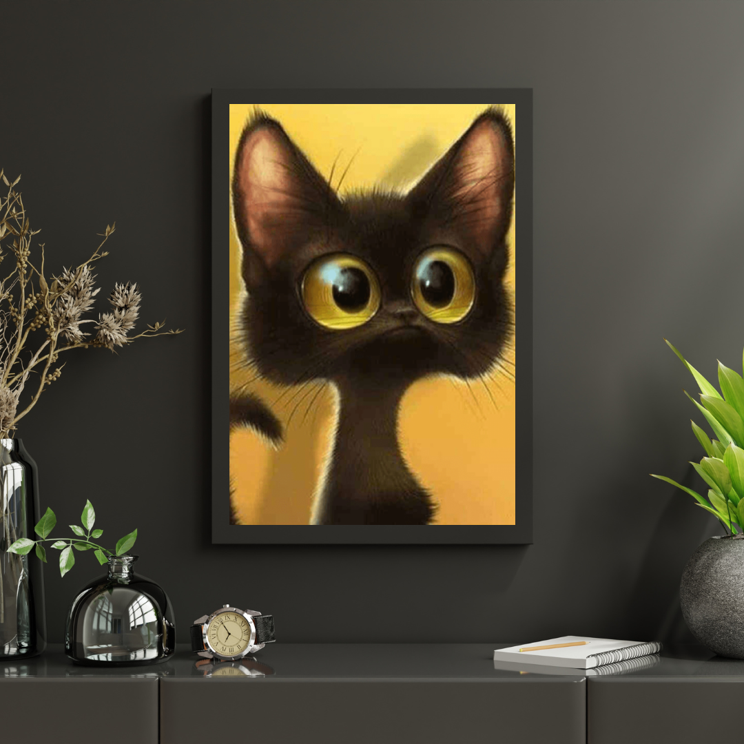 Diamond painting Kotek z dużymi oczami - SEOS Shop ®