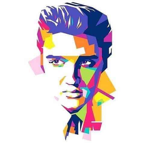 Diamond Painting Elvis Presley abstrakcyjny - SEOS Shop ®