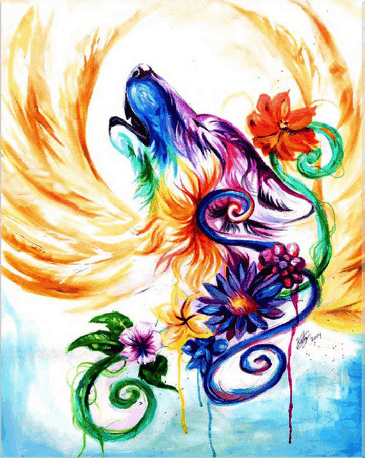 Diamond Painting Wilki Tęcza – SEOS Shop ®