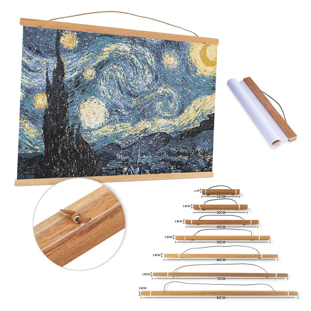 Diamond Painting Drewniana ramka z magnetycznym zapięciem - SEOS Shop®