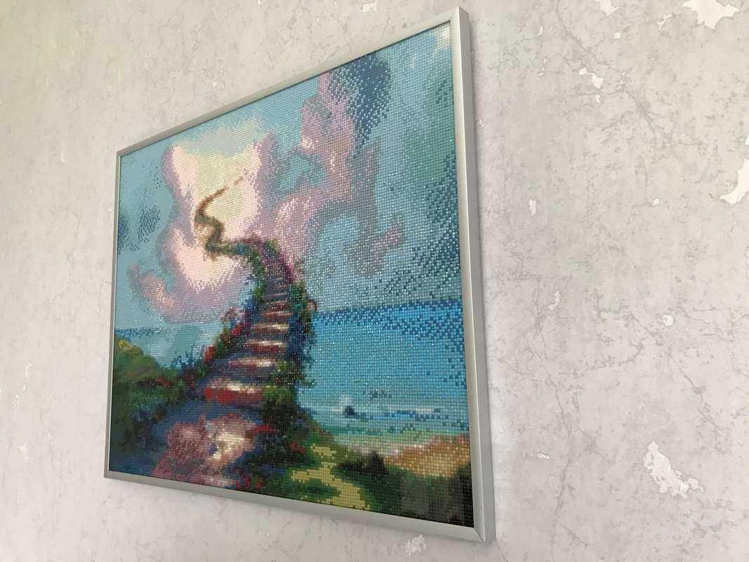 Szkoła zdjęcie przekonwertowane na Diamond Painting