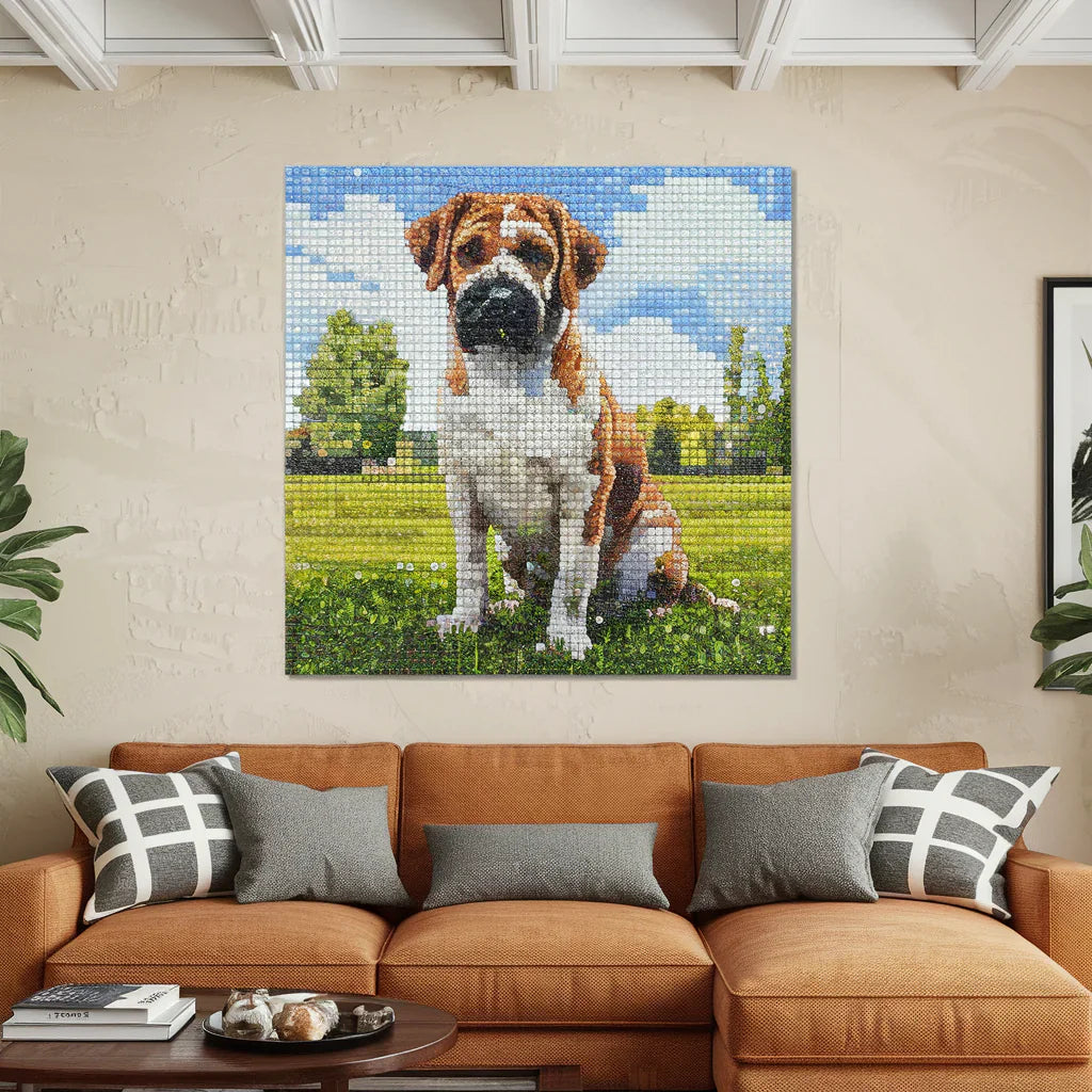 Twój pies jako diamond painting