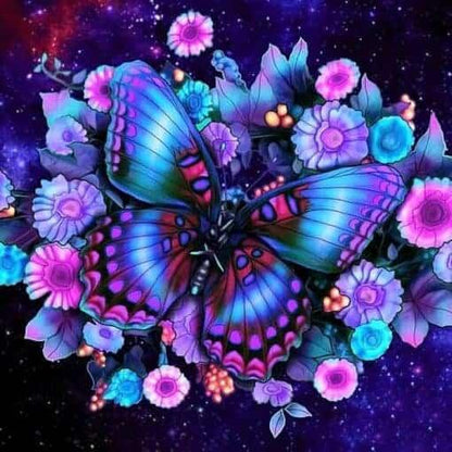 Diamond Painting Motyl z Kwiatem - SEOS Shop ®