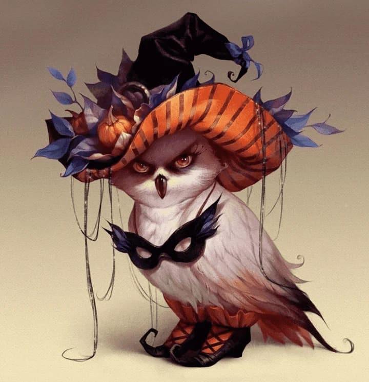 Diamond Painting Boże Uil z Halloween - SEOS Shop ®