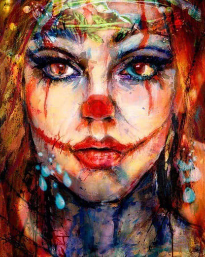 Diamond Painting Clown Dziewczynka - SEOS Shop ®