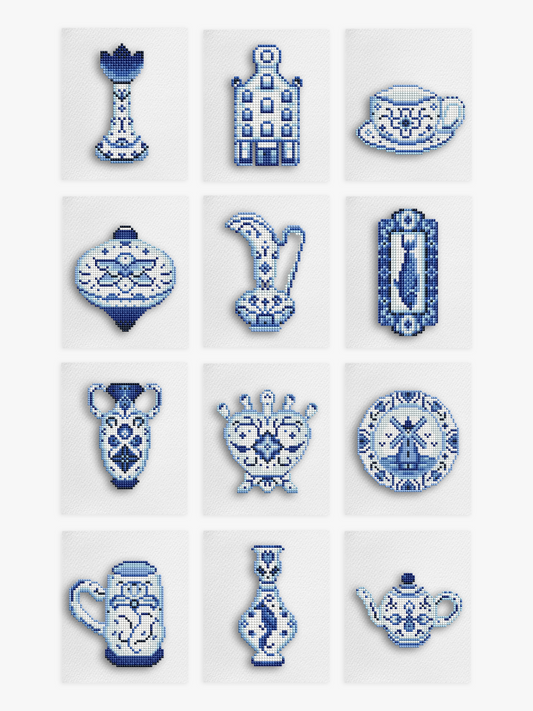 Mini Arcydzieła - Edycja Delftsblauw (Zestaw 12)