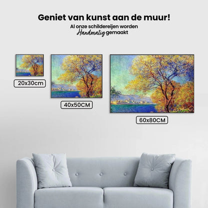 Diamond Painting Antibes widziane z ogrodów Salis - SEOS Shop ®