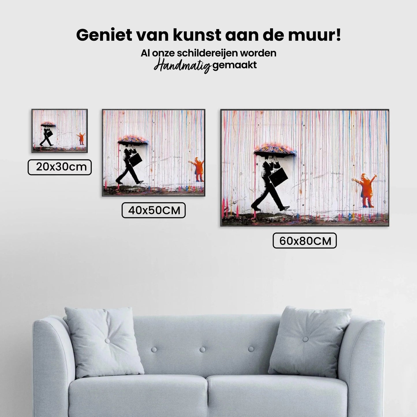 Diamond Painting Banksy – Deszcz kolorów - SEOS Shop ®