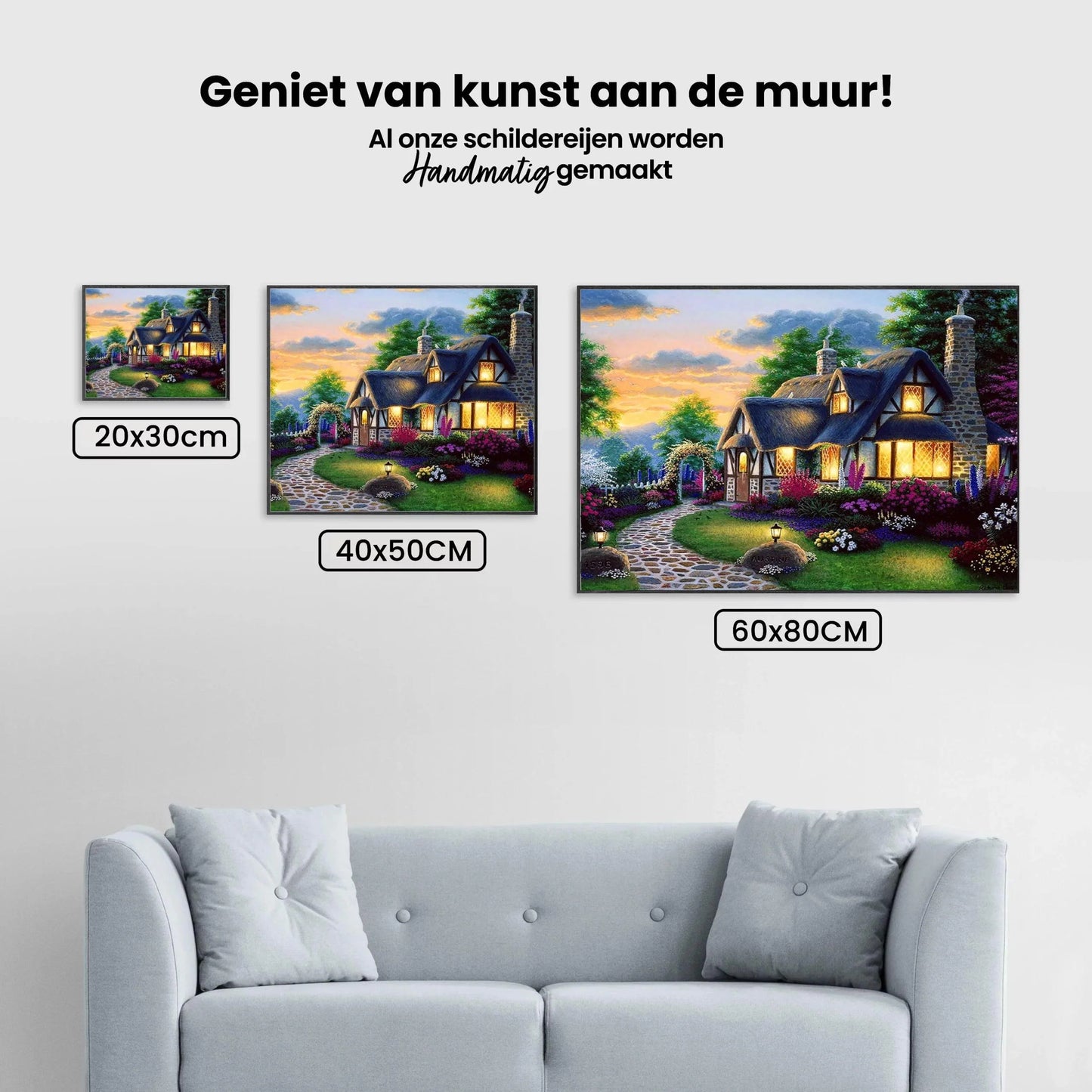 Diamond Painting Berghuis i ogród - SEOS Shop ®