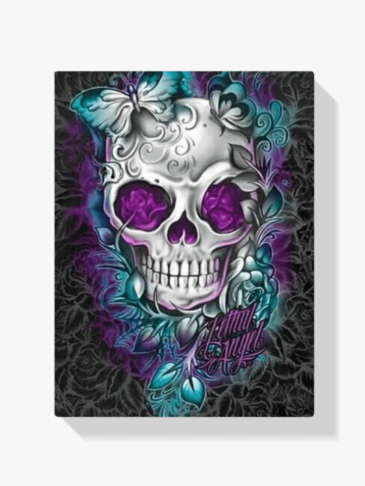 Diamond Painting Kwiat Motyl Czaszka - SEOS Shop ®