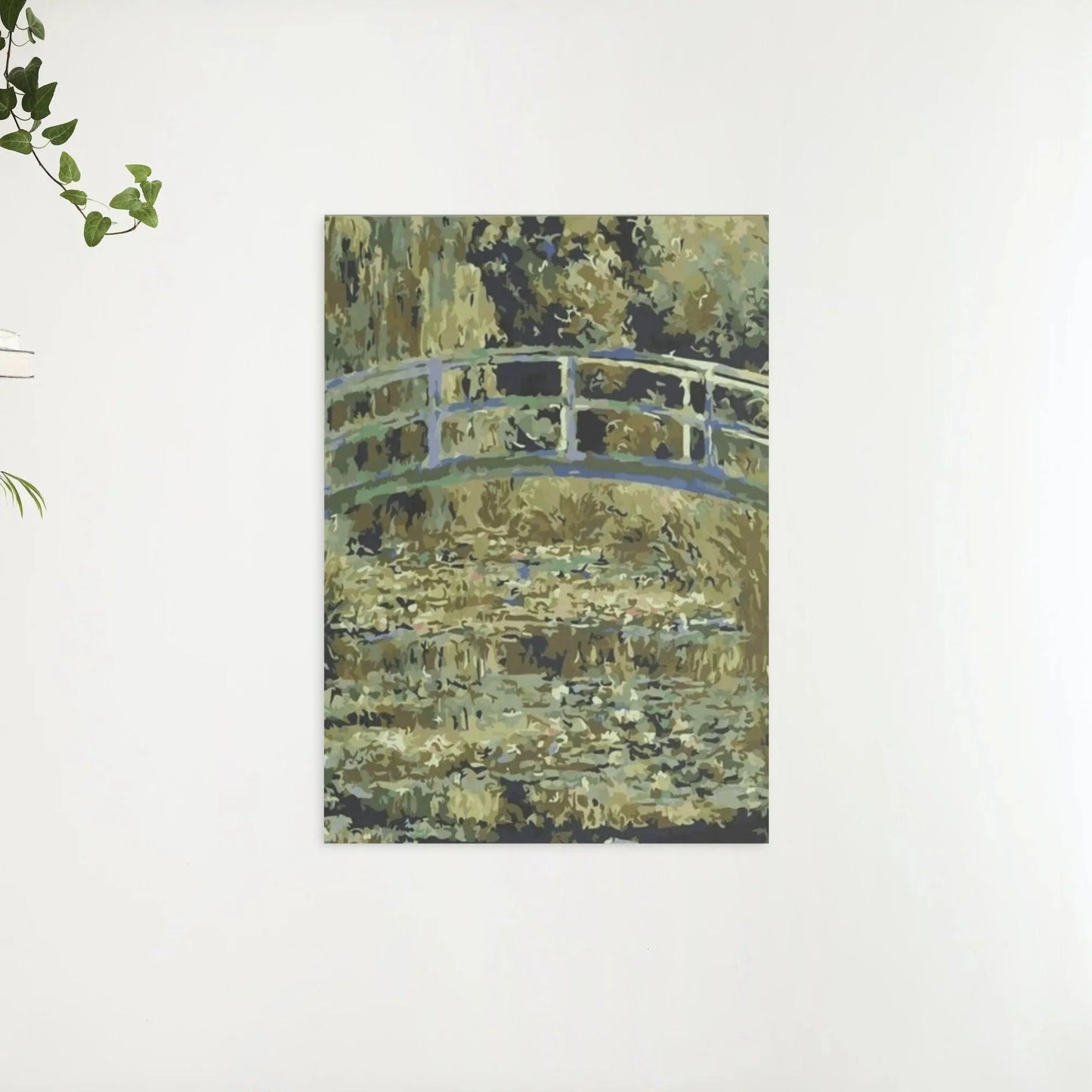 Diamond Painting Most nad stawem z liliami wodnymi - SEOS Shop ®