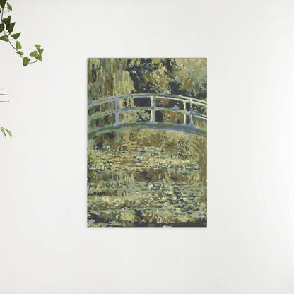 Diamond Painting Most nad stawem z liliami wodnymi - SEOS Shop ®
