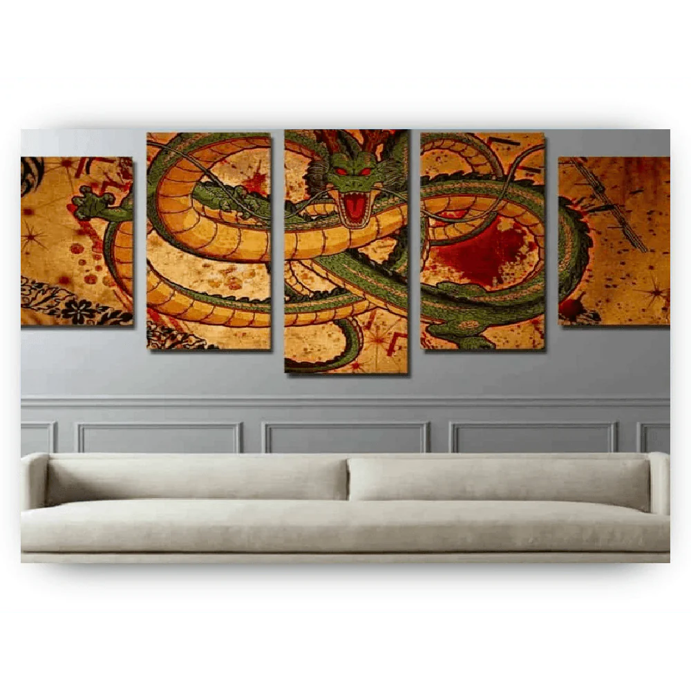 Diamond Painting Chiński zielony smok 5 elementów - SEOS Shop ®