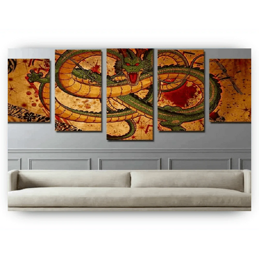 Diamond Painting Chiński zielony smok 5 elementów - SEOS Shop ®