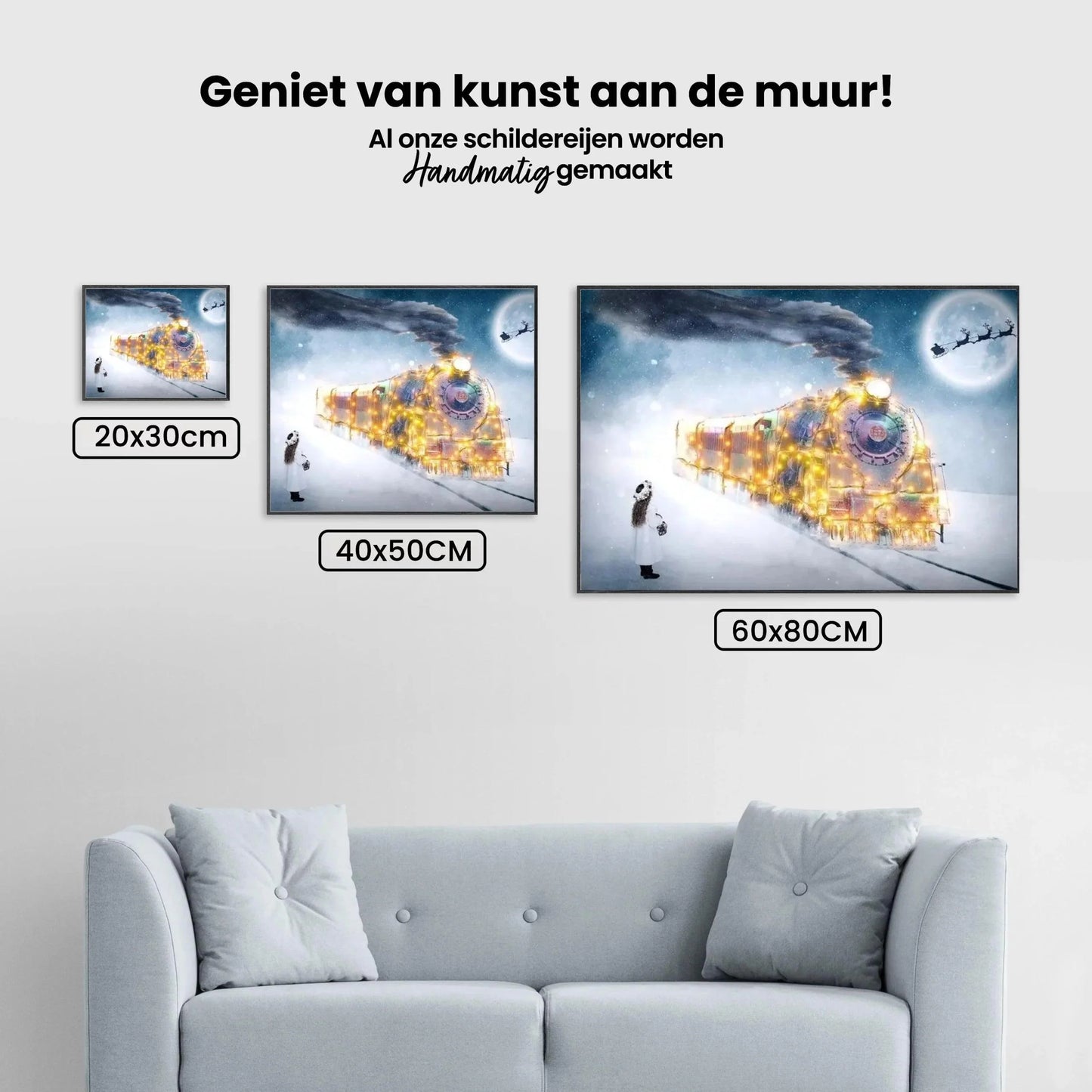 Diamond Painting Pociąg Świąteczny – SEOS Shop ®