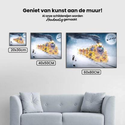 Diamond Painting Pociąg Świąteczny – SEOS Shop ®