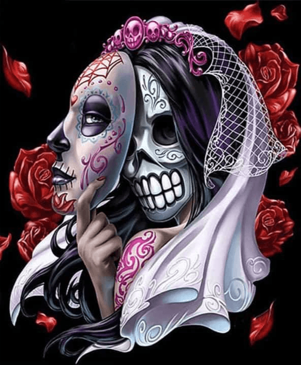 Diamond Painting Czaszka - Maska - SEOS Shop ®