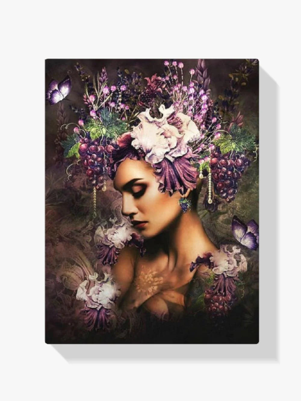 Diamond Painting Winogrona Kobiety z Motylem - SEOS Shop ®