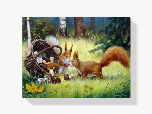 Diamond Painting Wiewiórka z Grzybkiem - SEOS Shop ®