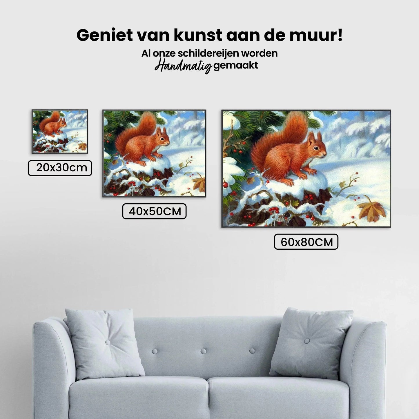 Diamond Painting Wiewiórka z owocami wiśni - SEOS Shop ®
