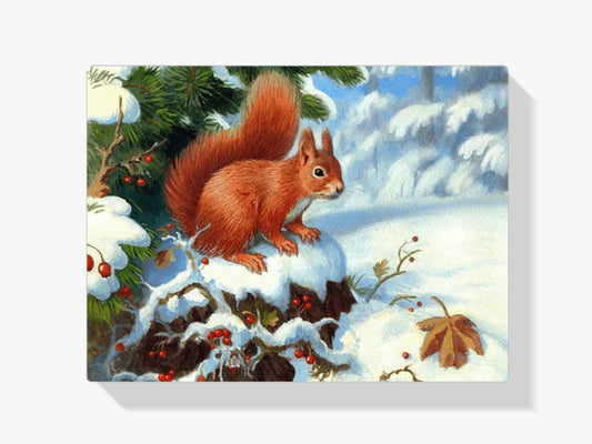 Diamond Painting Wiewiórka z owocami wiśni - SEOS Shop ®